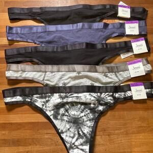 Jenni Women's Thong panty pack of 5 XXL